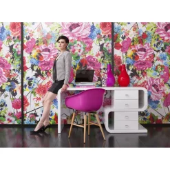 Bureau White Club Snake 150X70Cm