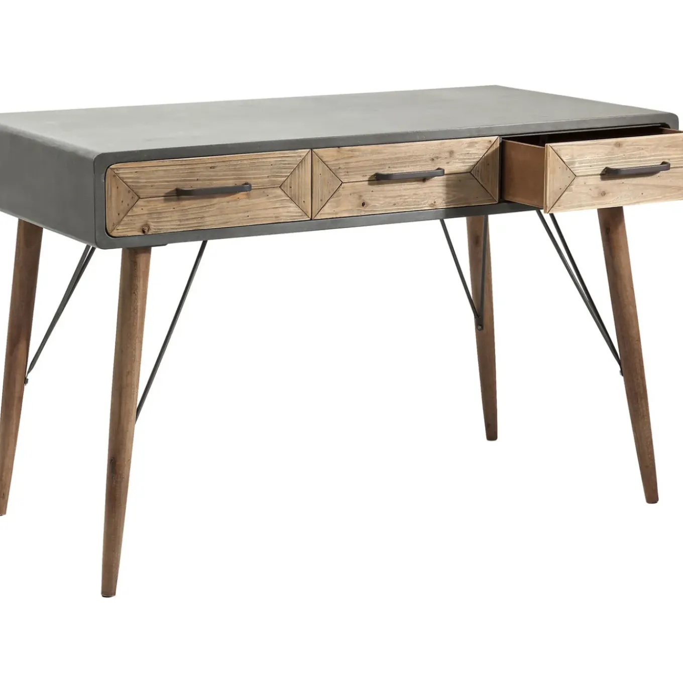 Bureau X Factory 3 Tiroirs 120X60Cm