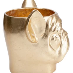 Cachepot Décoratif Bulldog Dore
