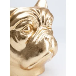 Cachepot Décoratif Bulldog Dore