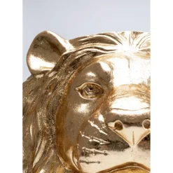 Cachepot Décoratif Lion Dore