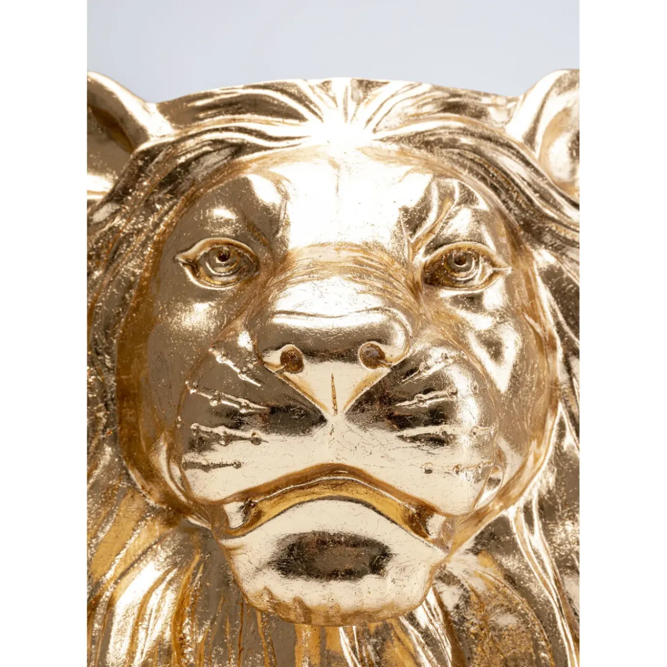 Cachepot Décoratif Lion Dore