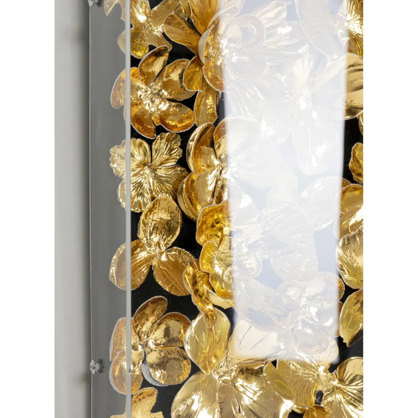 Cadre Décoratif Gold Flower 60X60Cm