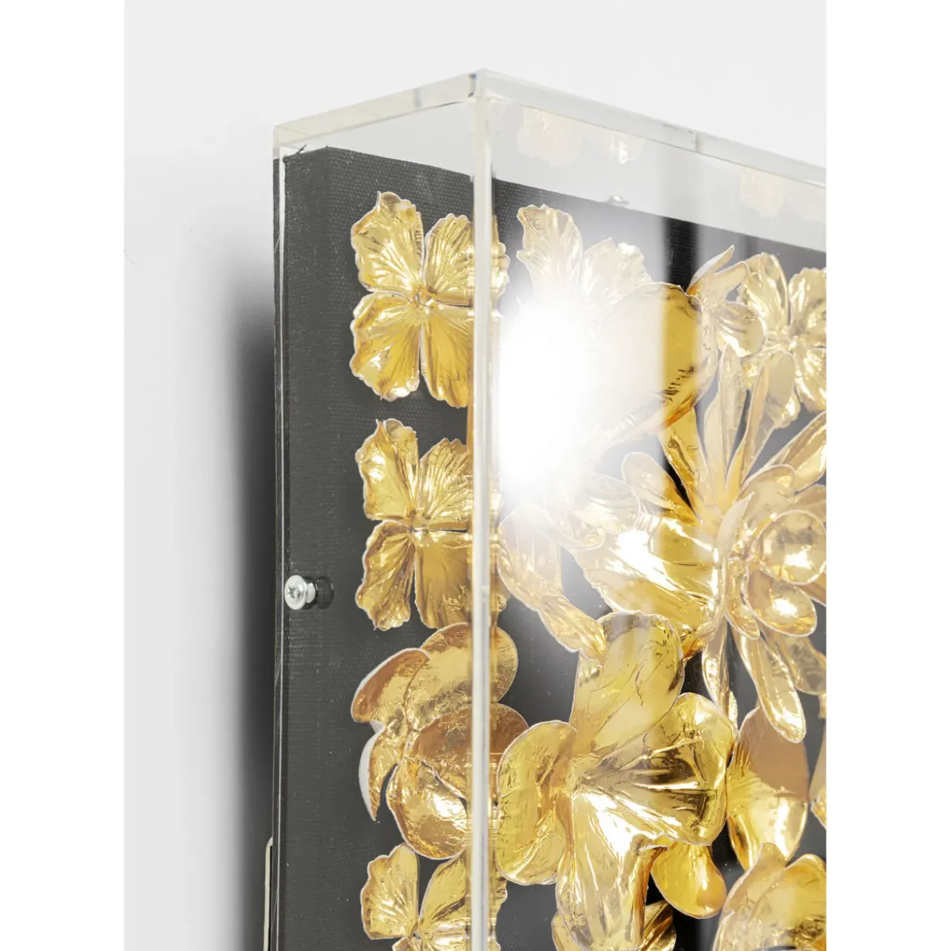 Cadre Décoratif Gold Flower 80X80Cm