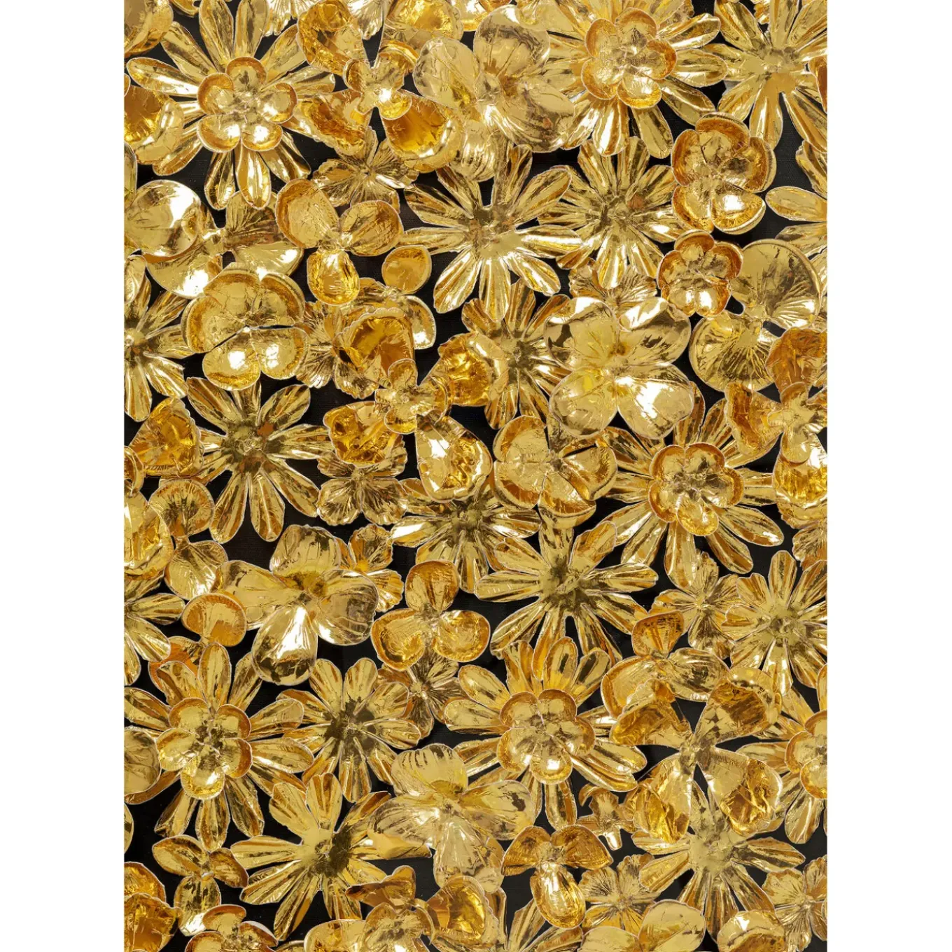 Cadre Décoratif Gold Flower 80X80Cm