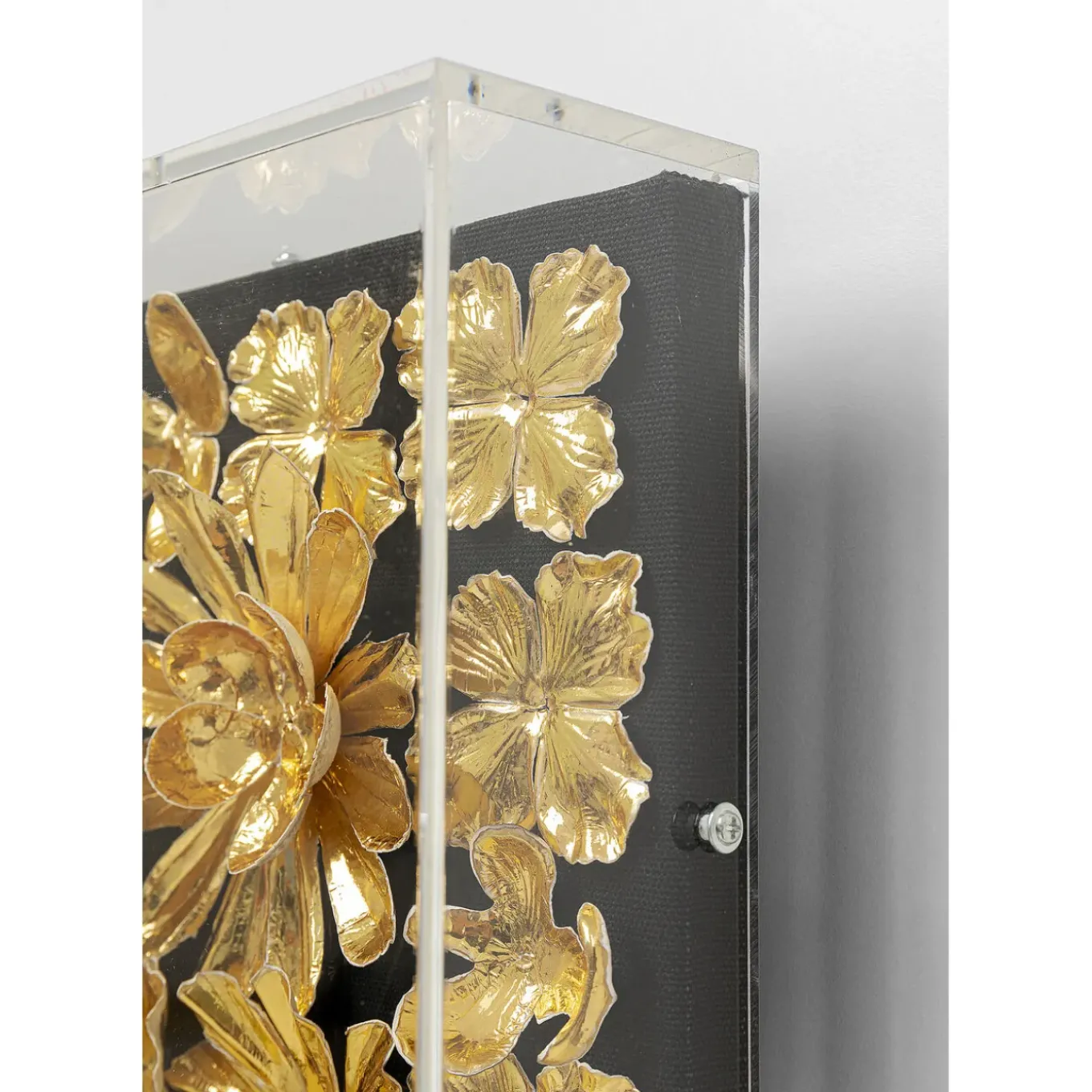 Cadre Décoratif Gold Flower 80X80Cm