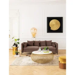 Cadre Décoratif Golden Snail 120X120Cm
