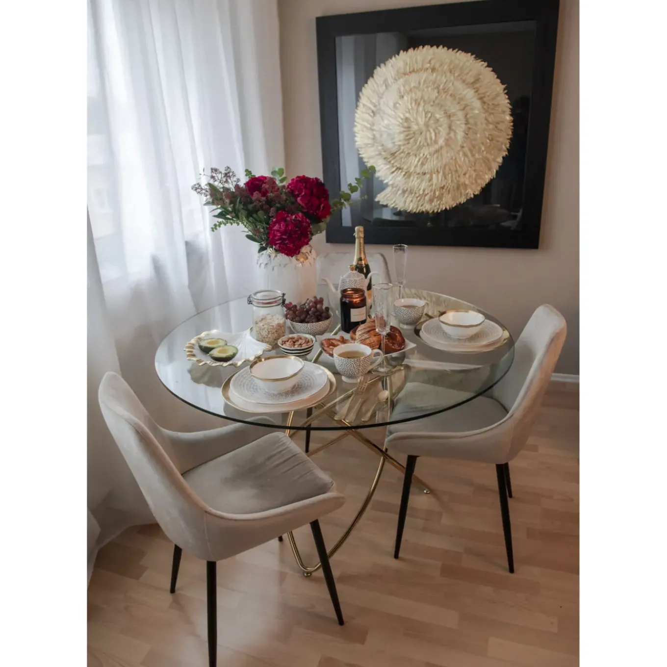 Cadre Décoratif Golden Snail 120X120Cm