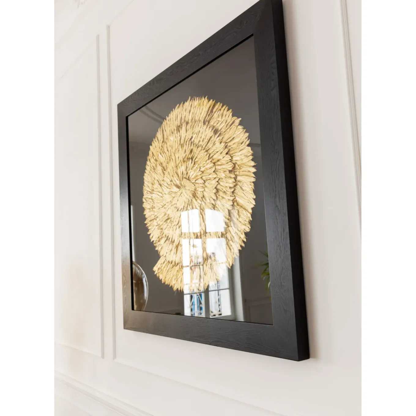 Cadre Décoratif Golden Snail 120X120Cm