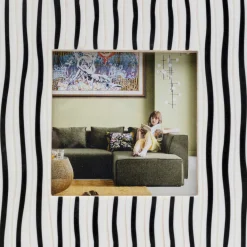 Cadre Photo Black Stripes10X10Cm