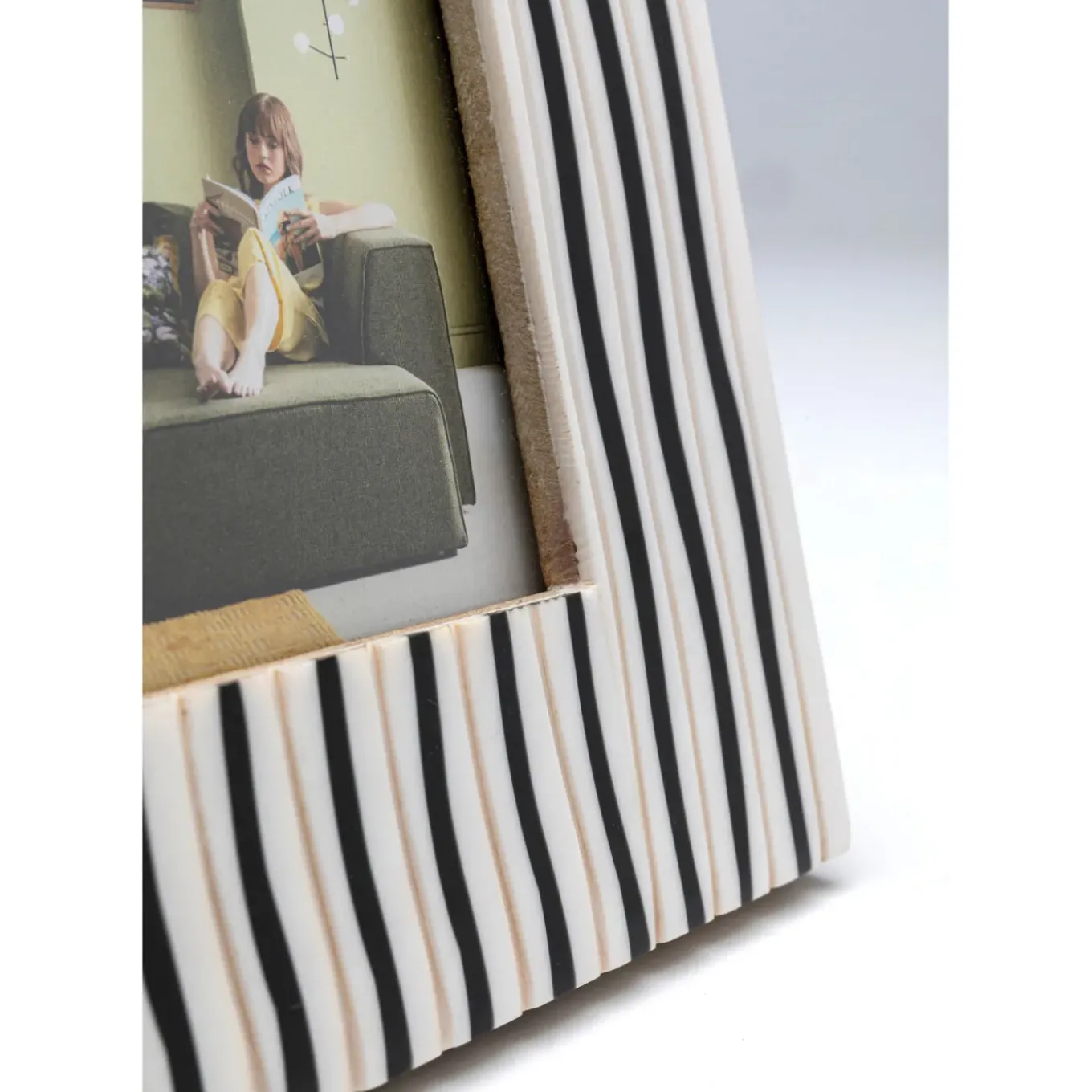 Cadre Photo Black Stripes10X10Cm