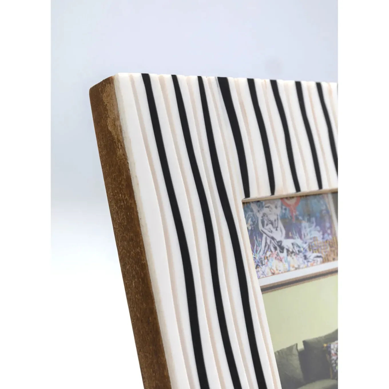 Cadre Photo Black Stripes10X10Cm