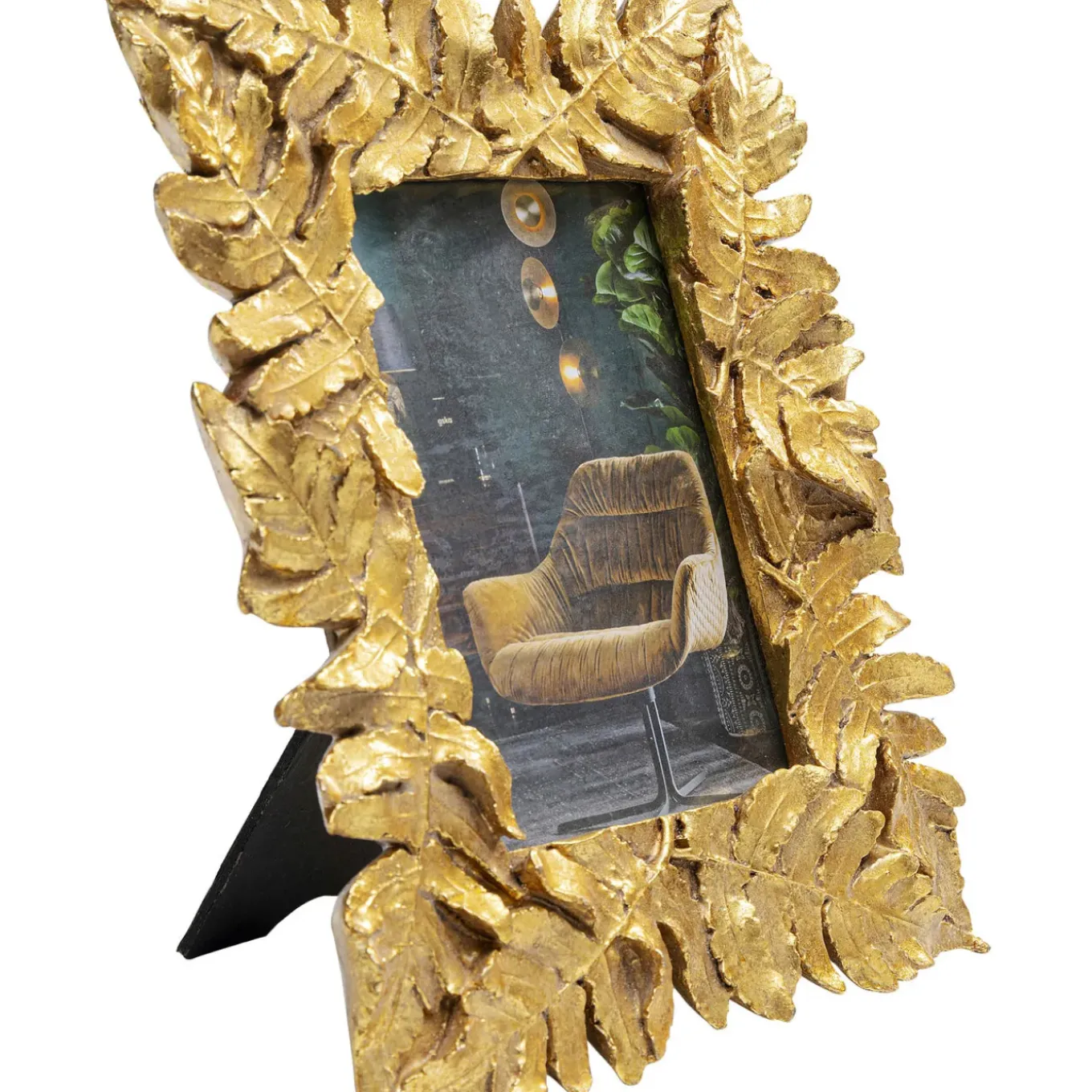 Cadre Photo Gold Leaves 10X15Cm