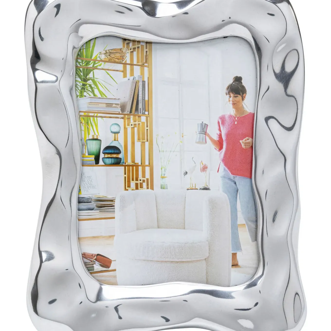 Cadre Photo Jade Swing Argente 13X18Cm