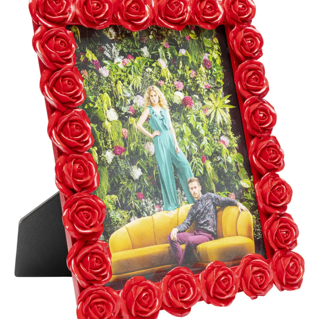 Cadre Photo Romantic Rose Rouge 20X25Cm