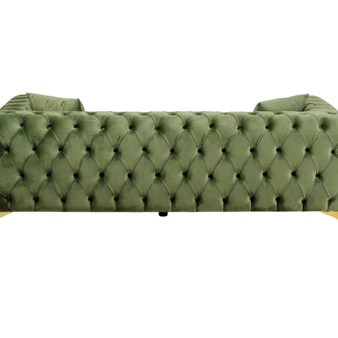 Canapés Bellissima 2-Places Velours Vert 200Cm