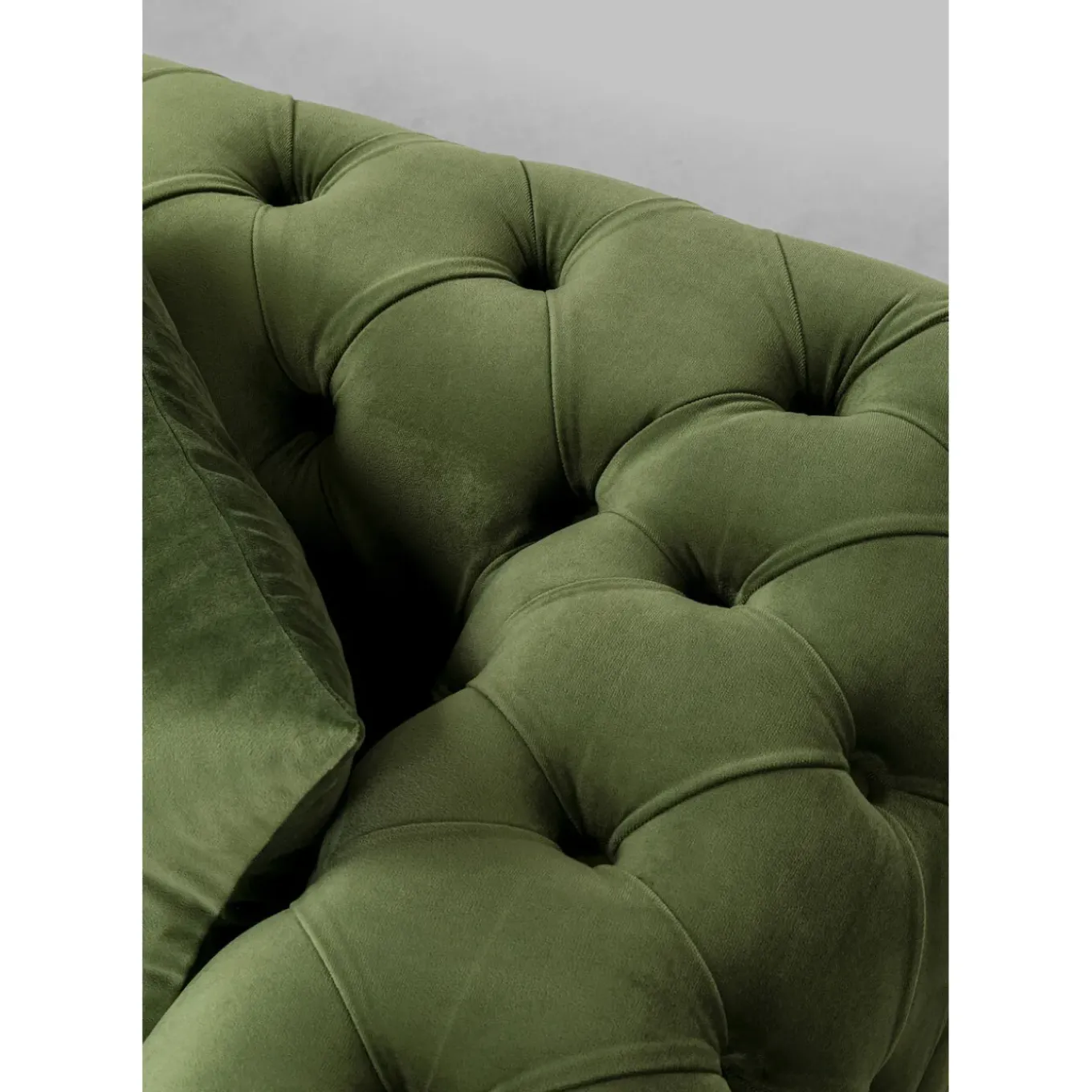 Canapés Bellissima 2-Places Velours Vert 200Cm
