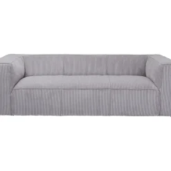 Canapés Cubetto Cord 3-Places Gris Clair 220Cm
