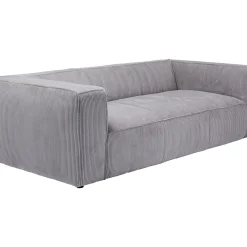 Canapés Cubetto Cord 3-Places Gris Clair 220Cm