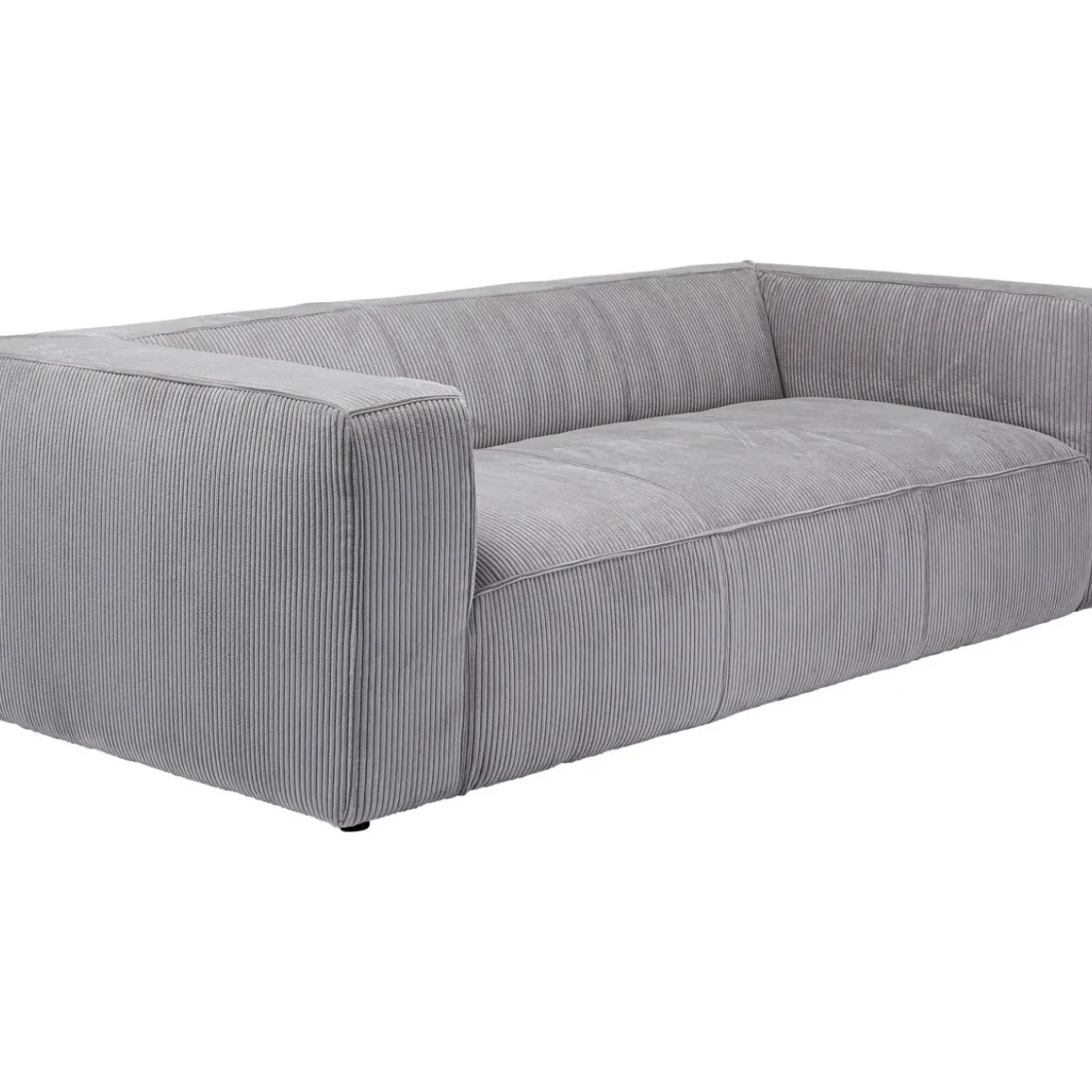 Canapés Cubetto Cord 3-Places Gris Clair 220Cm