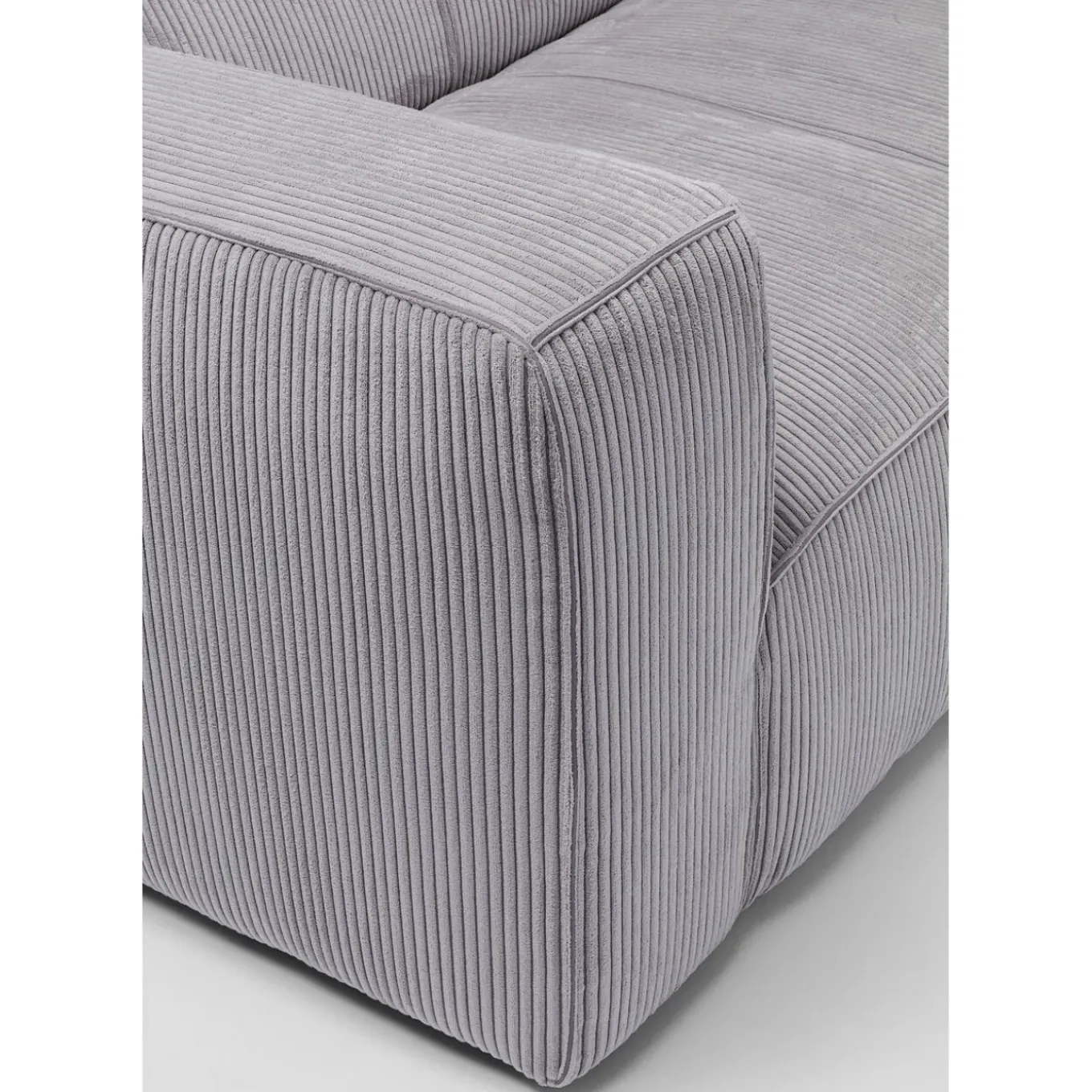 Canapés Cubetto Cord 3-Places Gris Clair 220Cm