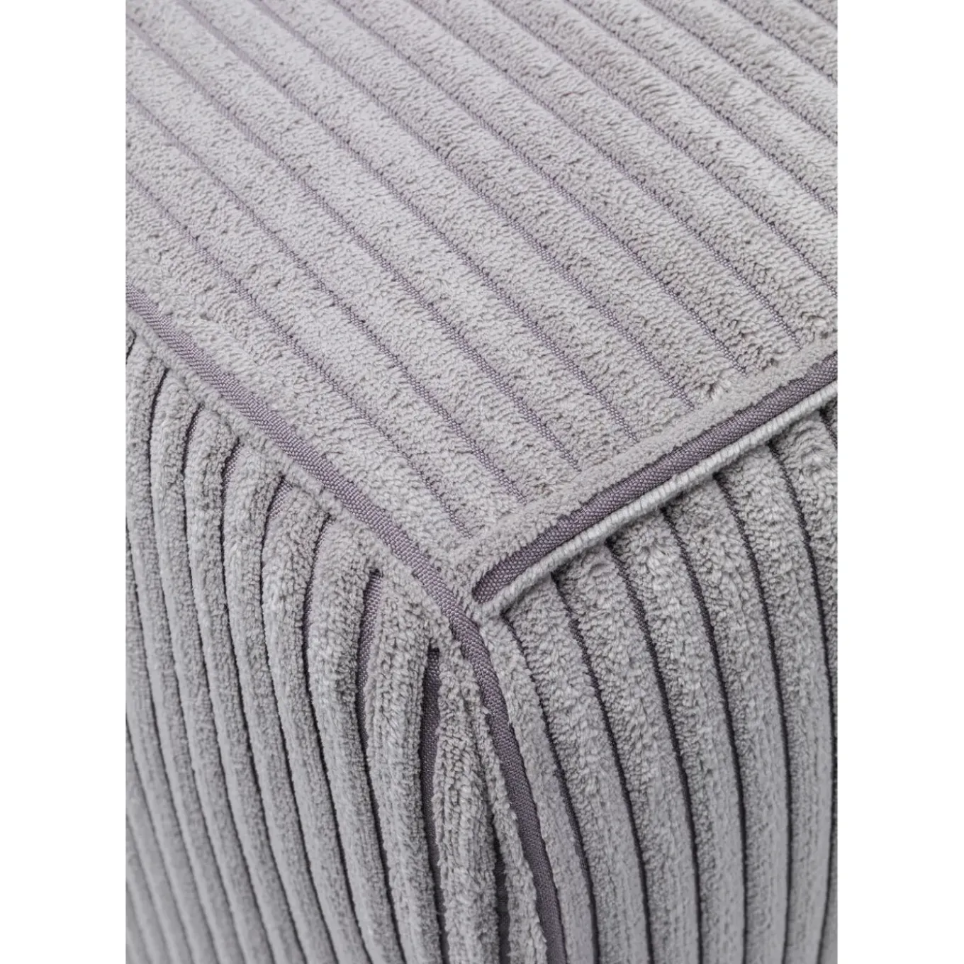 Canapés Cubetto Cord 3-Places Gris Clair 220Cm