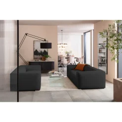Canapés Cubetto 3-Places Gris Fonce 220Cm