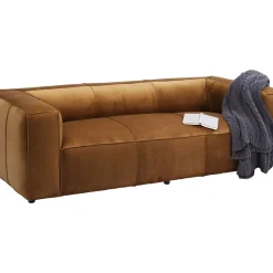 Canapés Cubetto 3-Places Velours Marron 220Cm