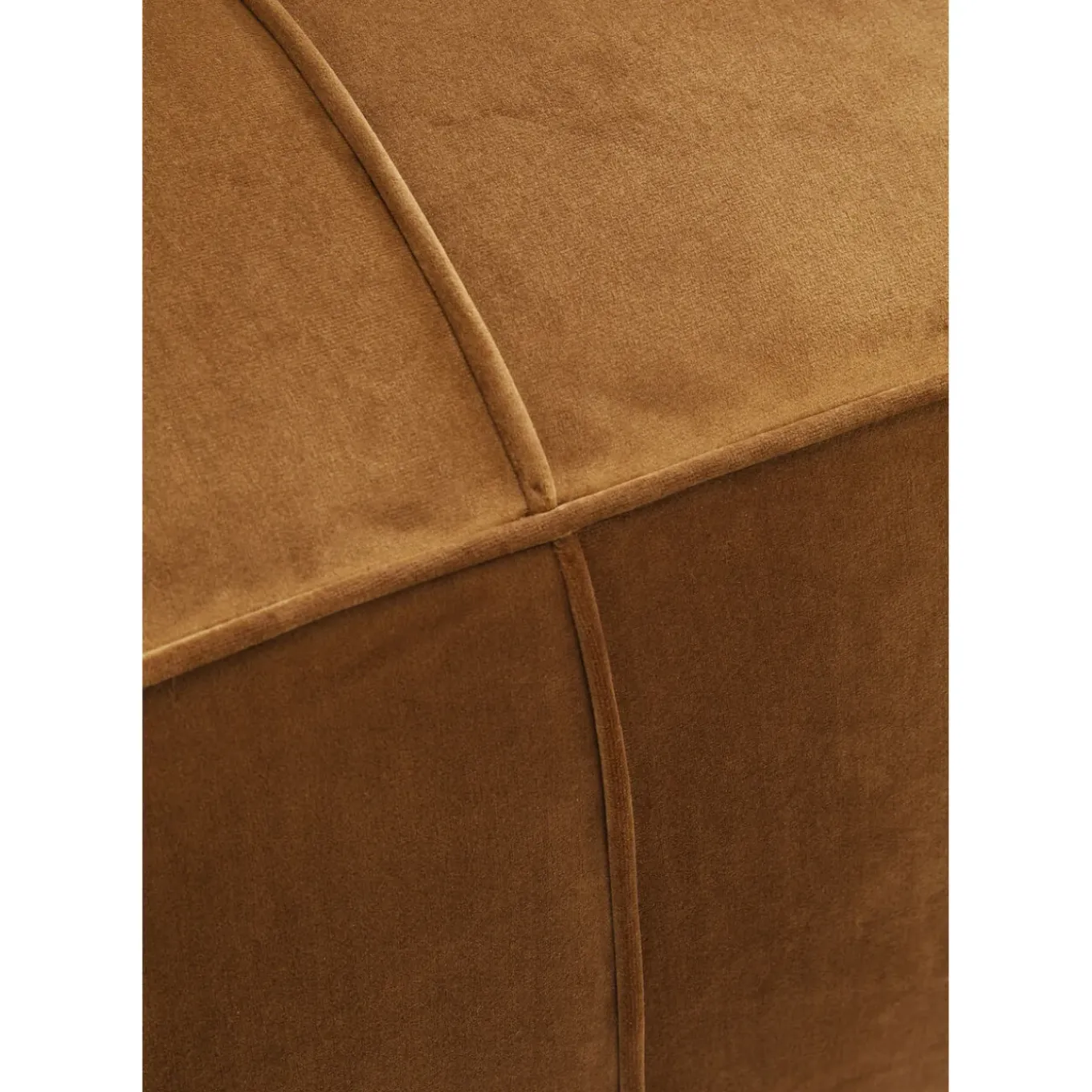 Canapés Cubetto 3-Places Velours Marron 220Cm