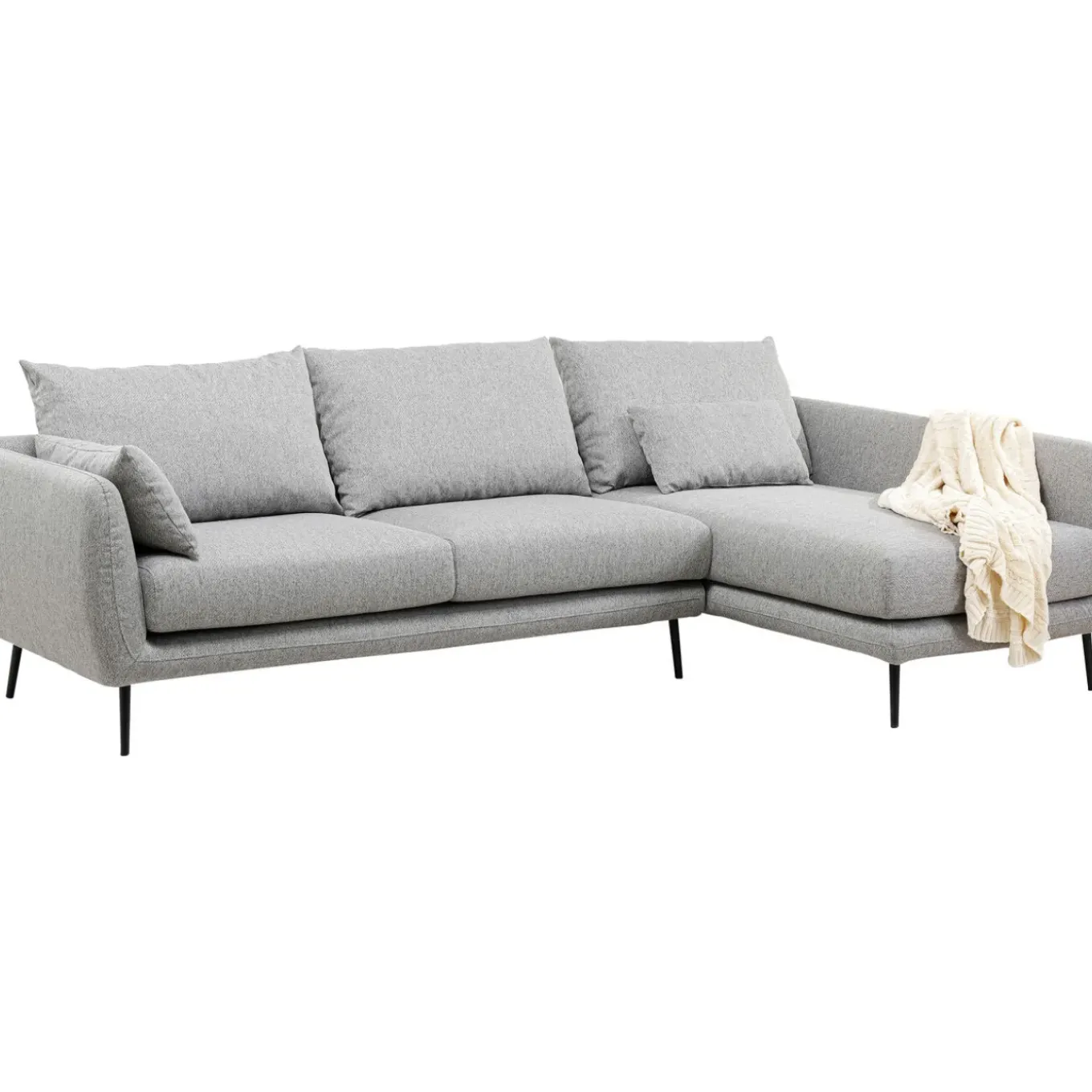 Canapés D Angle Amalfi Droite Gris 275Cm