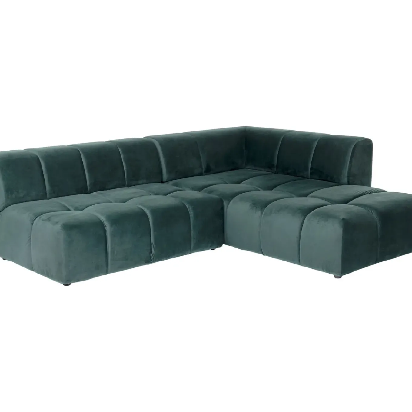 Canapés D Angle Belami Vert Fonce Droite 265Cm