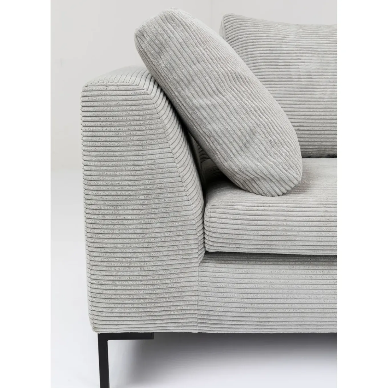 Canapés D Angle Gianni Cord Gris Droite