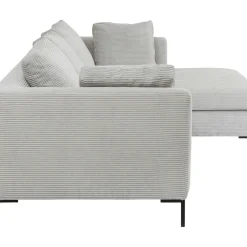 Canapés D Angle Gianni Cord Gris Droite