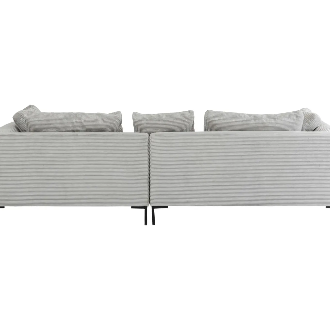 Canapés D Angle Gianni Cord Gris Droite