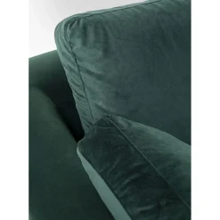 Canapés D Angle Gianni Pm Velours Vert Fonce Droite