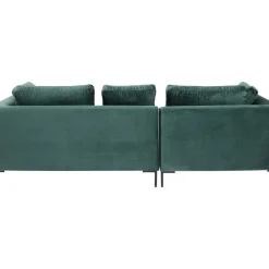 Canapés D Angle Gianni Pm Velours Vert Fonce Gauche
