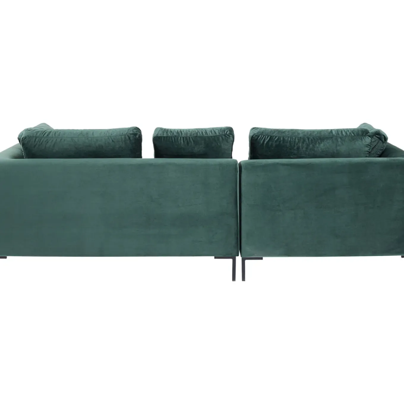 Canapés D Angle Gianni Pm Velours Vert Fonce Gauche