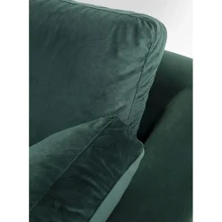 Canapés D Angle Gianni Pm Velours Vert Fonce Gauche