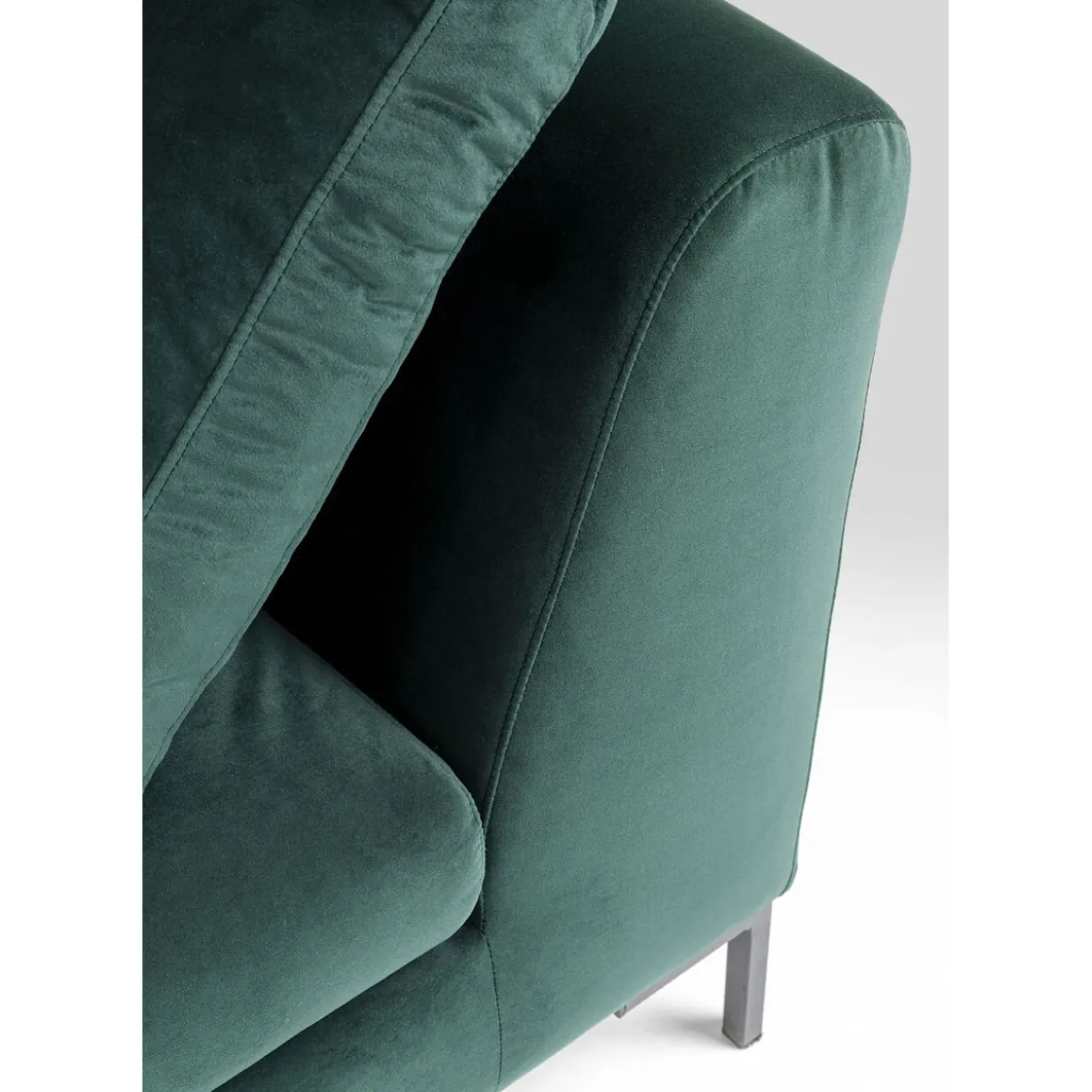 Canapés D Angle Gianni Pm Velours Vert Fonce Gauche