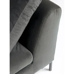 Canapés D Angle Gianni Pm Velours Gris Gauche