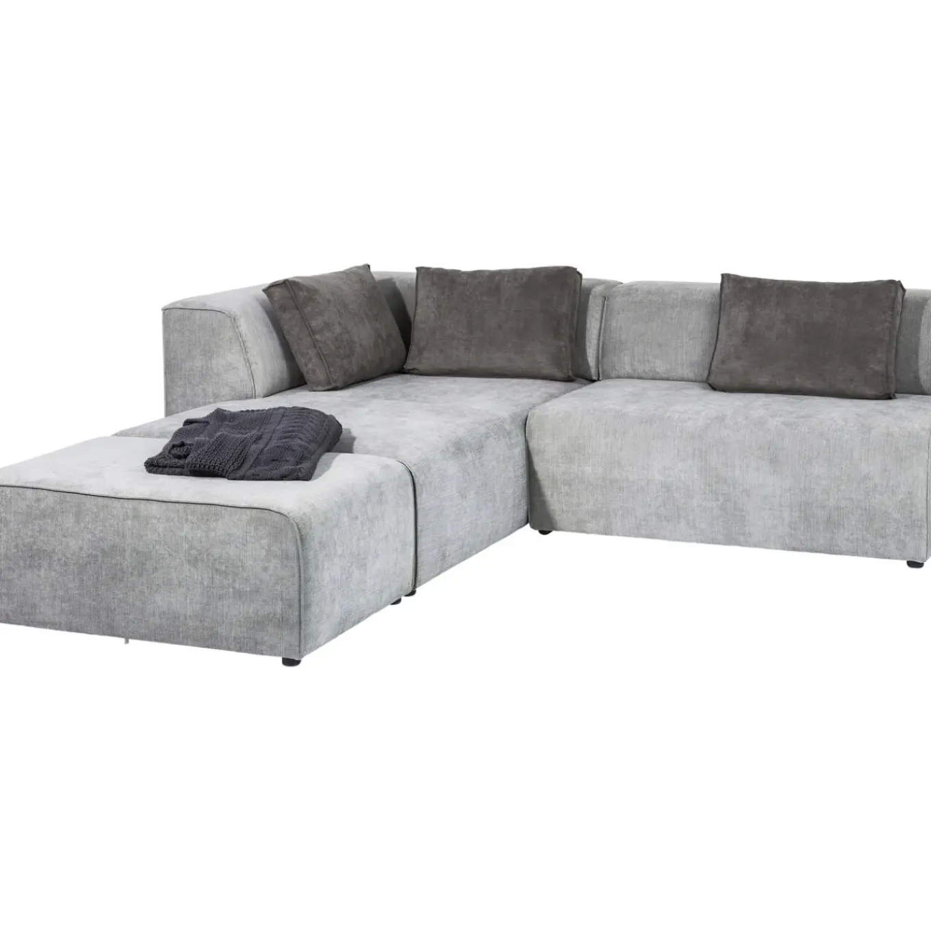Canapés D Angle Infinity Ottomane Gris Gauche