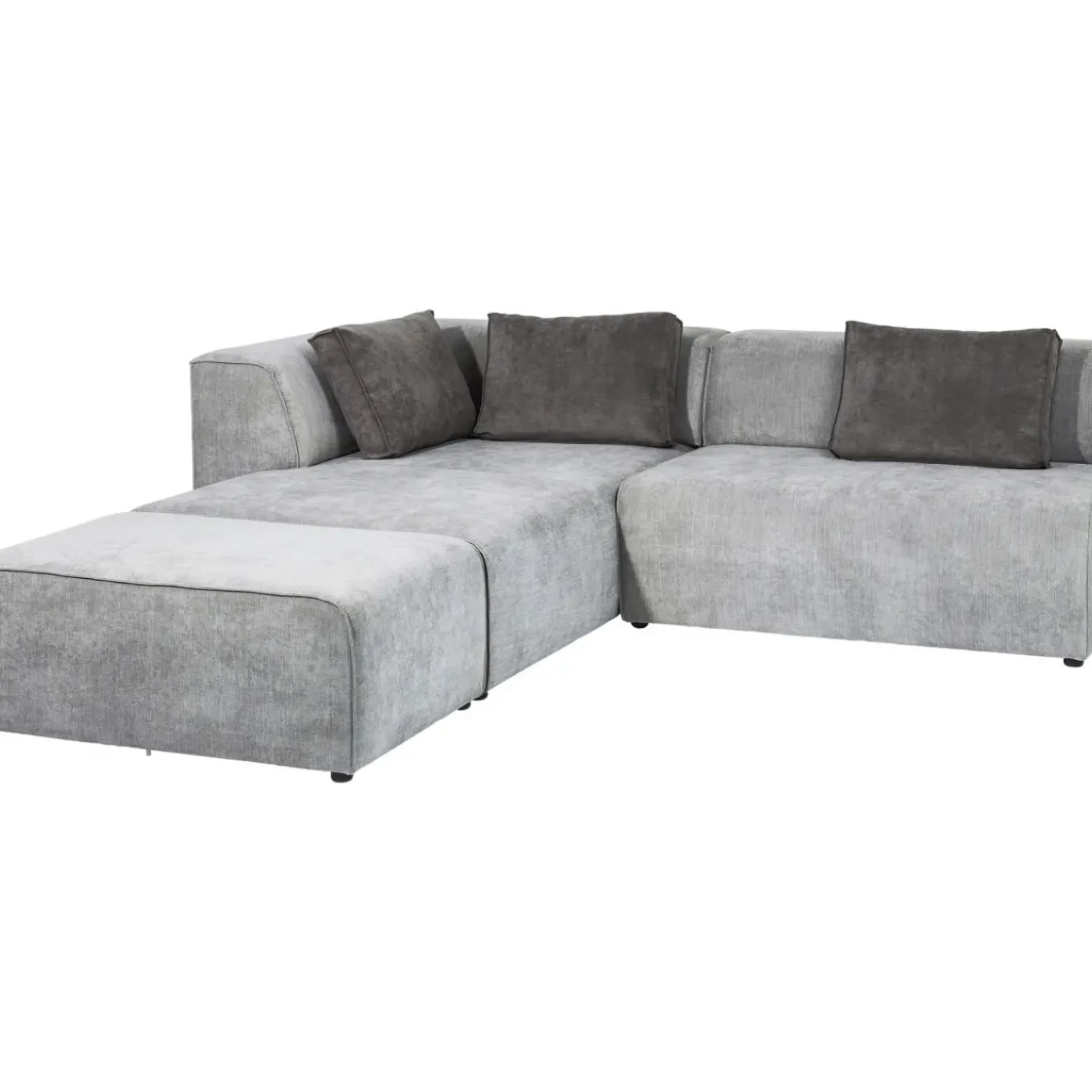 Canapés D Angle Infinity Ottomane Gris Gauche