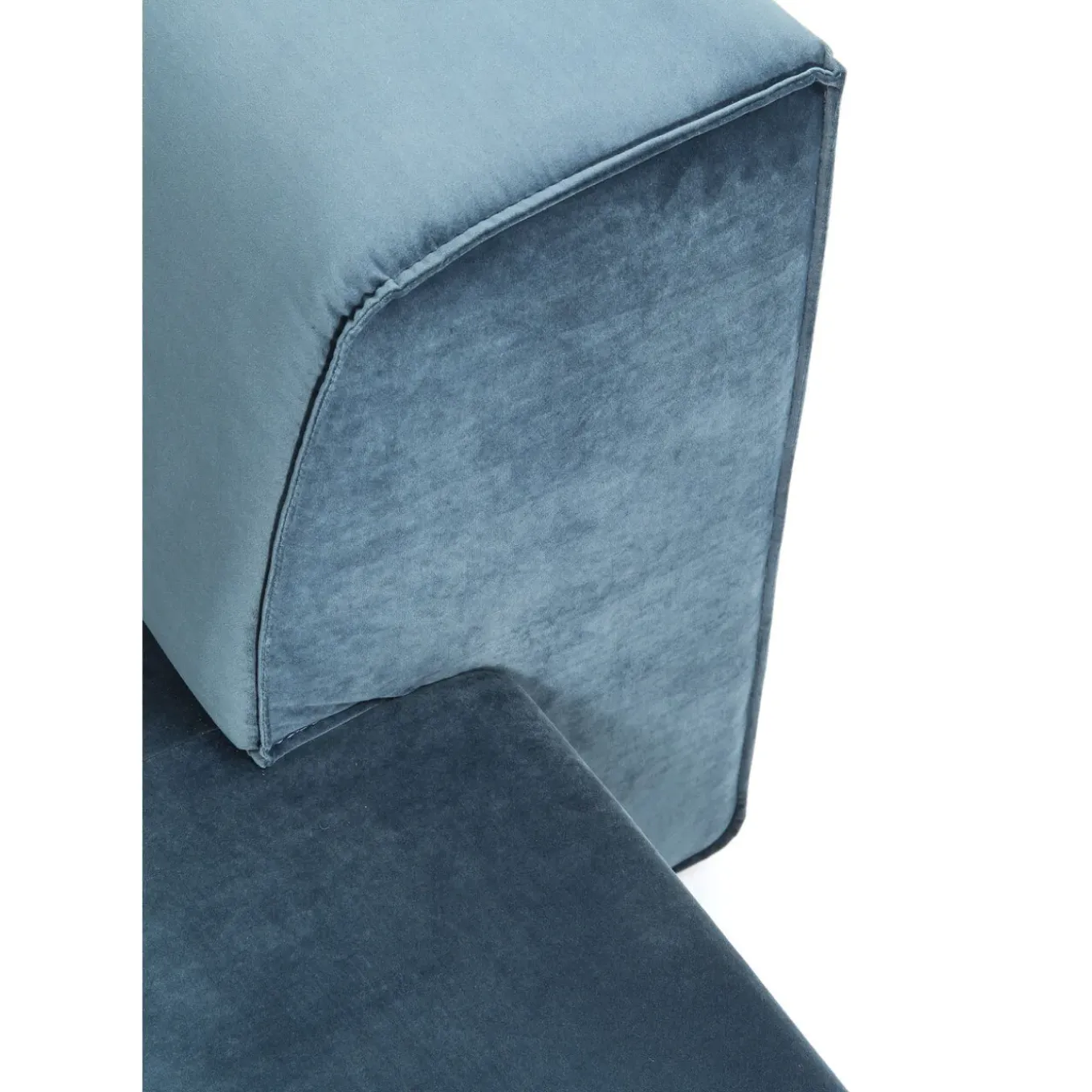Canapés D Angle Infinity Velours Ocean Droite