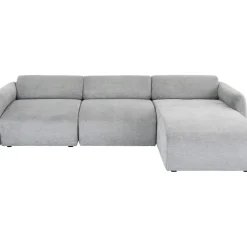 Canapés D Angle Lucca Gris Droite 255Cm