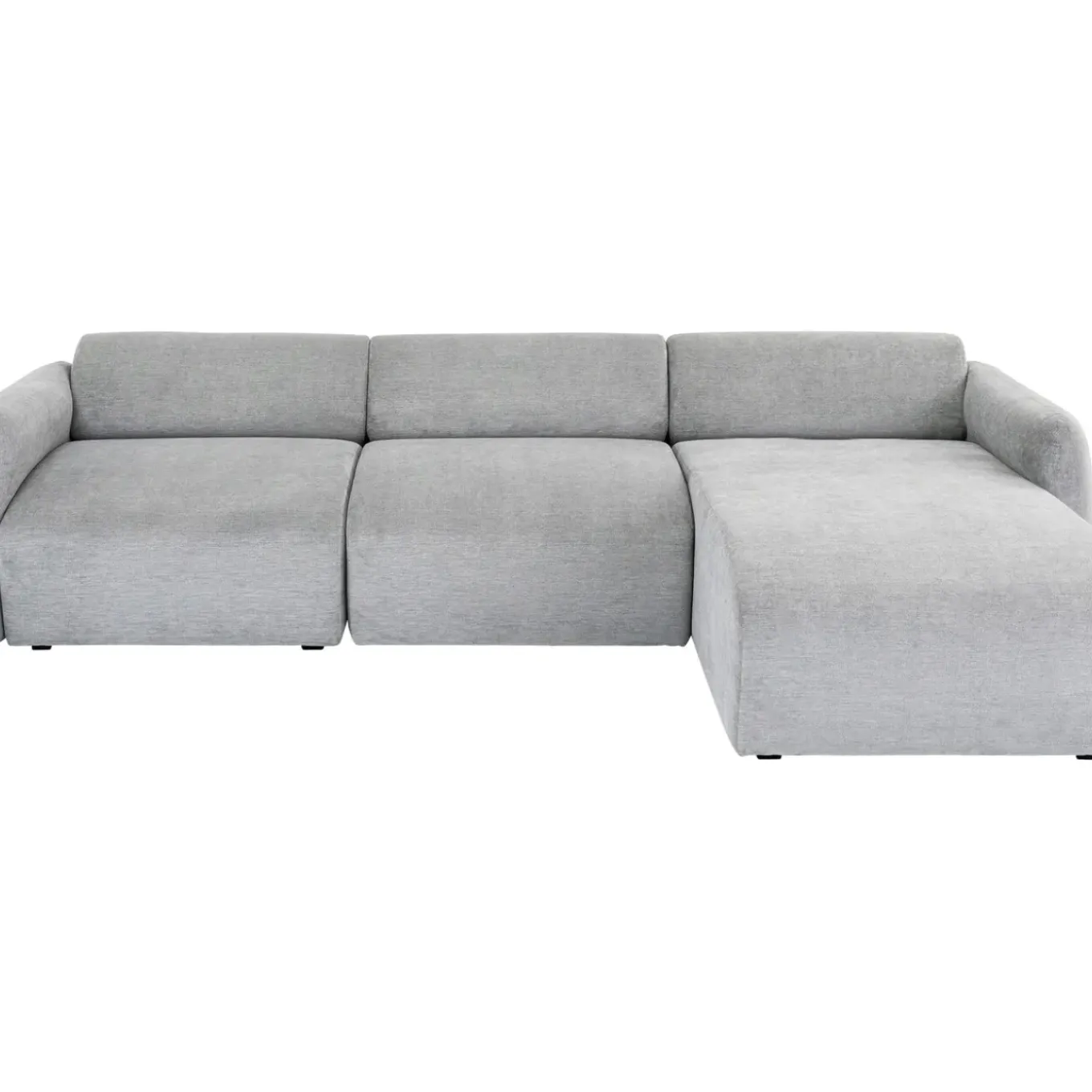 Canapés D Angle Lucca Gris Droite 255Cm