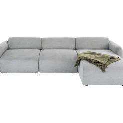 Canapés D Angle Lucca Gris Droite 255Cm