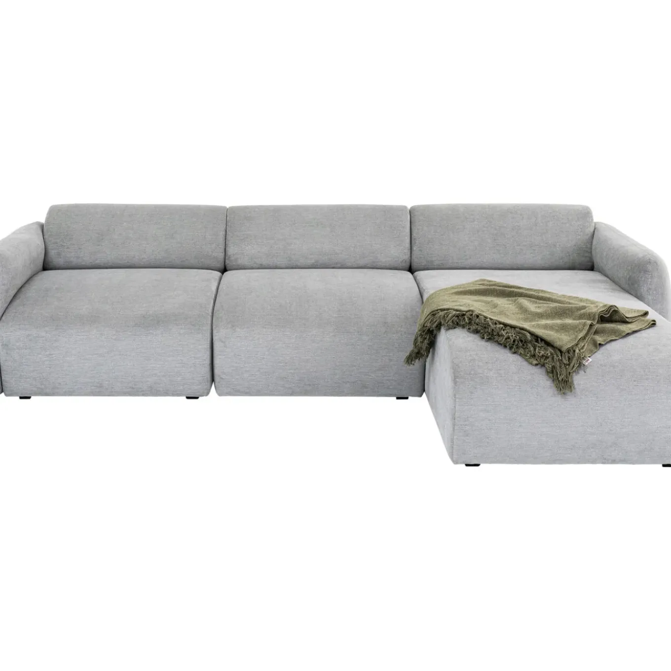 Canapés D Angle Lucca Gris Droite 255Cm