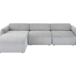 Canapés D Angle Lucca Gris Gauche 255Cm