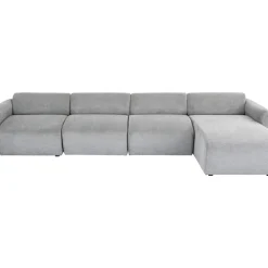 Canapés D Angle Lucca Gris Droite 331Cm