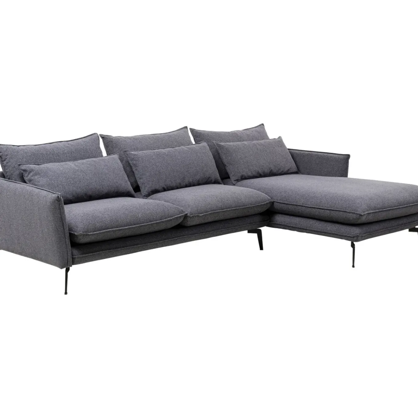 Canapés D Angle Monza Droite Gris 296Cm